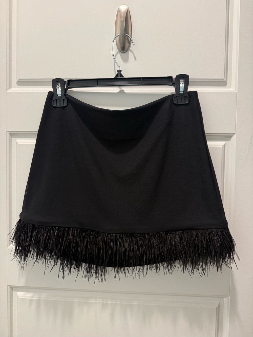REPOSH - Amanda Uprichard Black Dessa Mini Skirt - Size Small